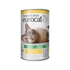Eurocat macska konzerv 415g csirkés