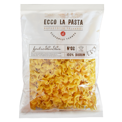 Ecco La Pasta száraztészta 500g durum fodros kocka