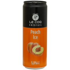 Le Coq szénsavas alkoholos ital 0,355l Peach Ice koktél 5% dobozos