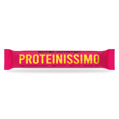 Scitec Proteinissimo fehérje szelet 50g vanília-málna