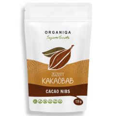 Organiqa Superfoods 100% BIO, nyers, zúzott kakaóbab 125 g
