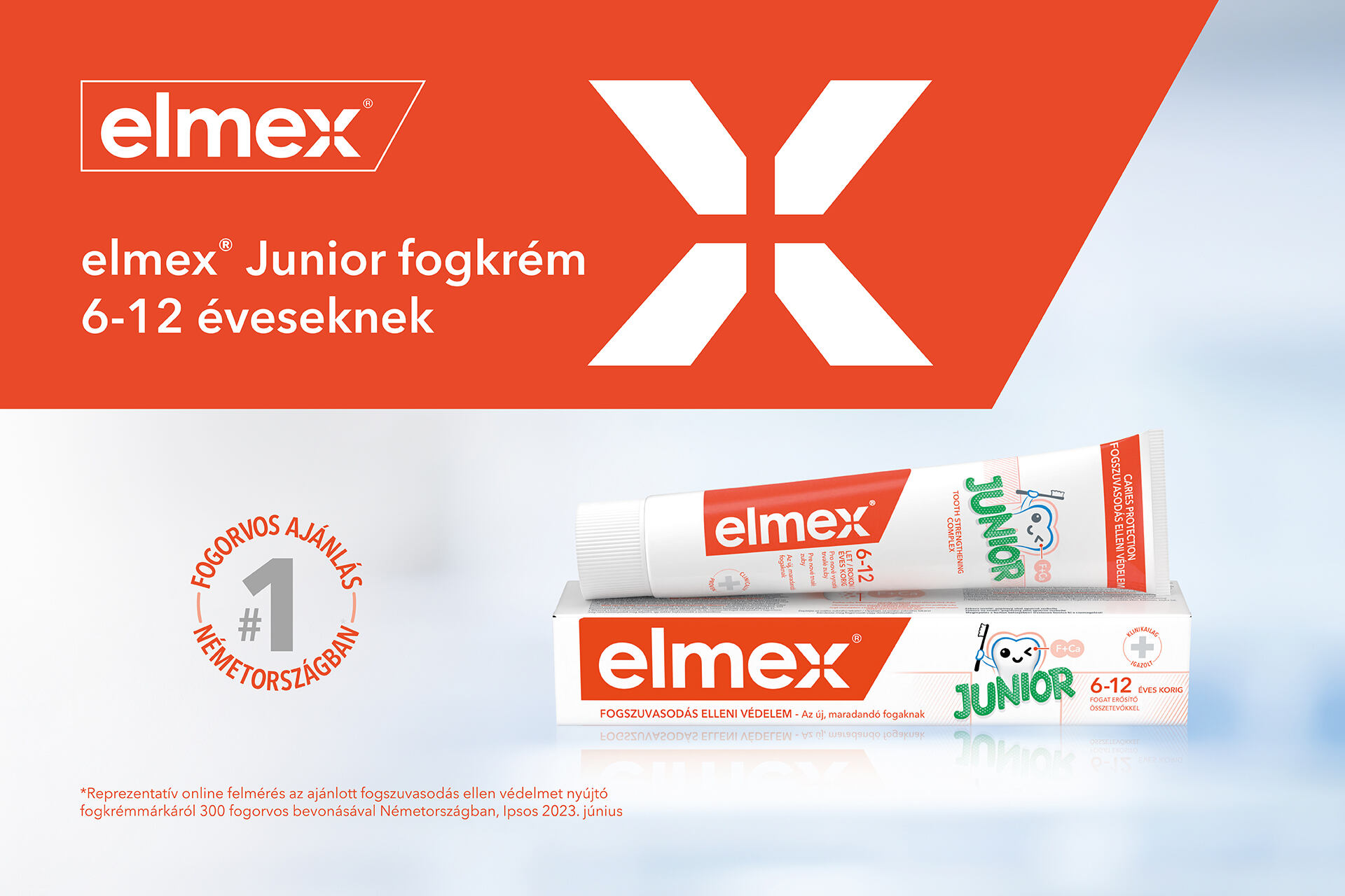 elmex junior gyerek fogkrém