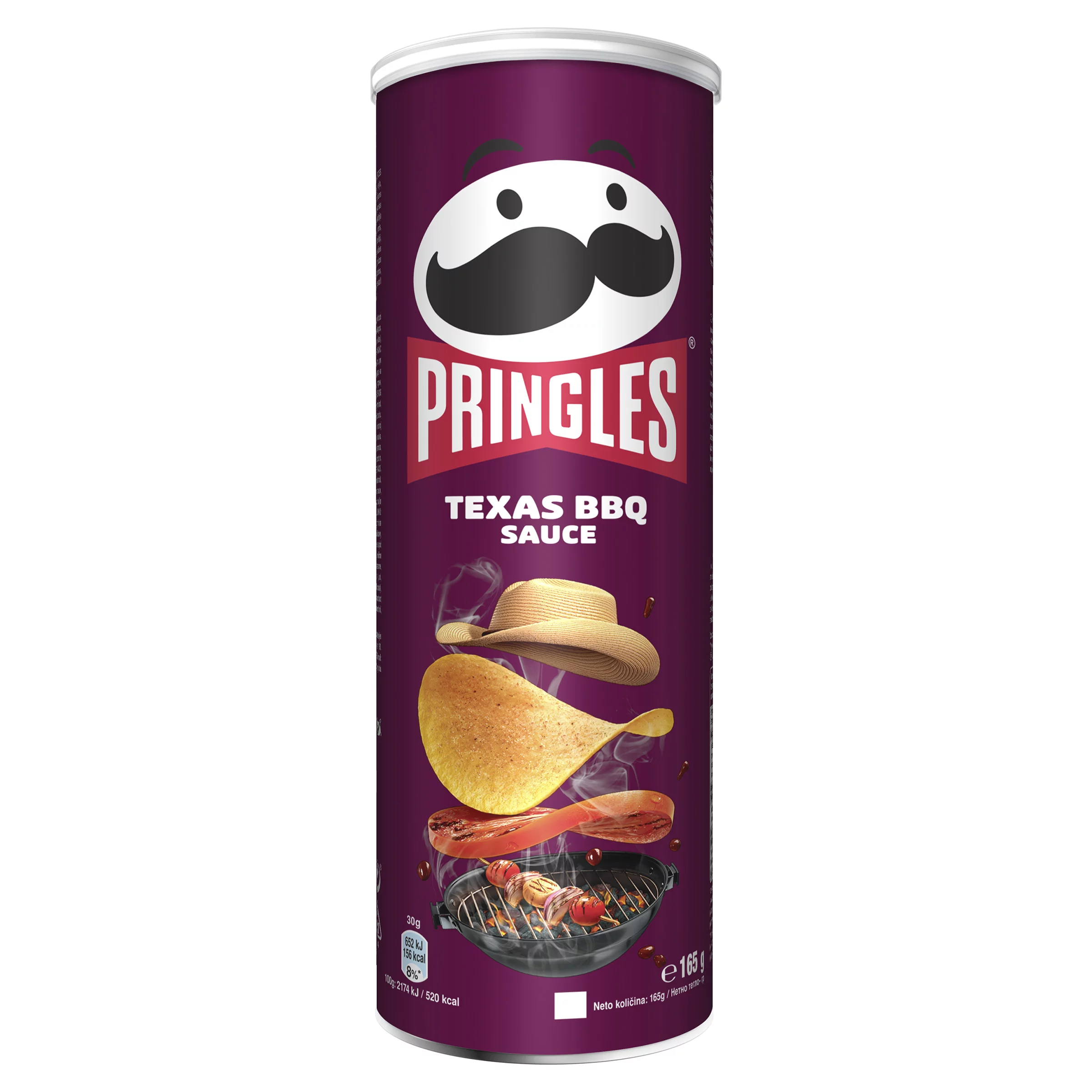 Pringles chips 165g Texas BBQ