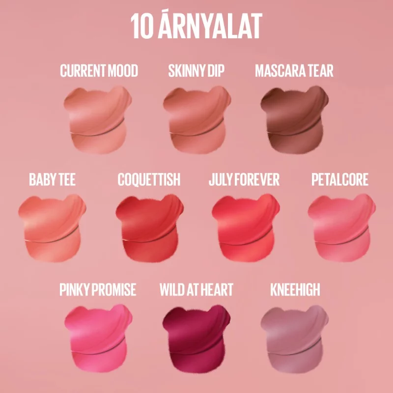 Maybelline folyékony rúzs Tedd Tint 25 Sugar Venom