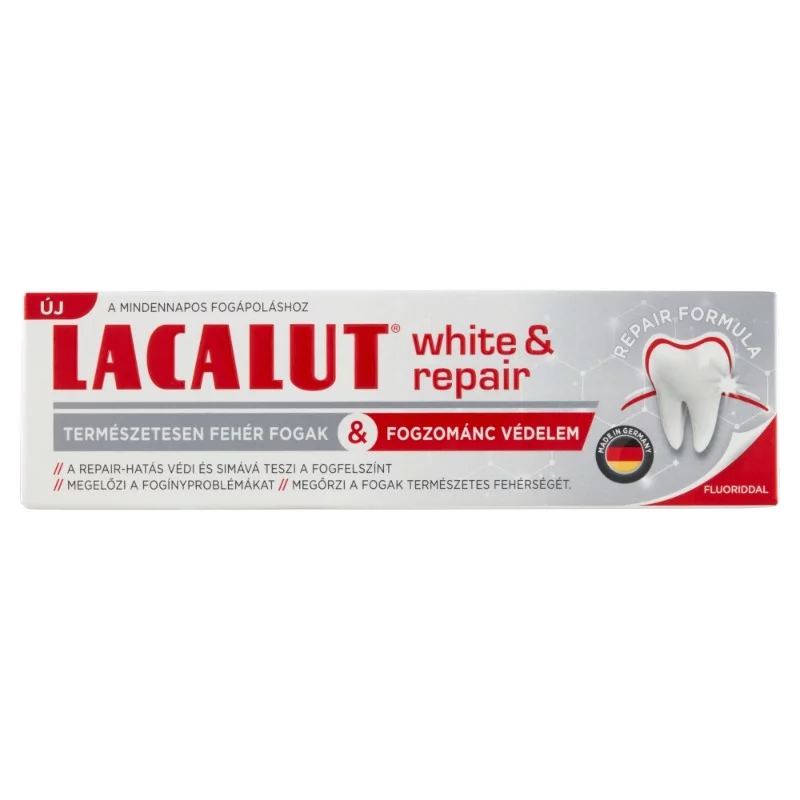 Lacalut fogkrém 75ml white & repair