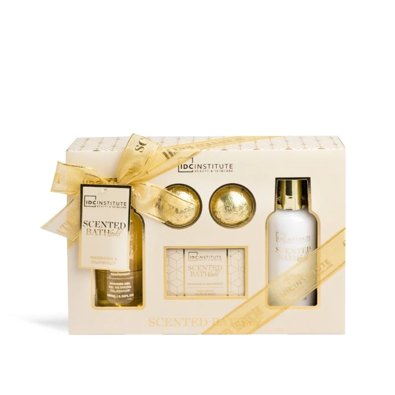 IDC Institute Scented Bath Gold ajándékcsomag 5db-os 