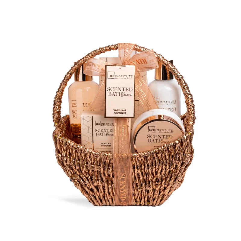IDC Institute Scented Bath Bronze ajándékkosár 5 db-os 