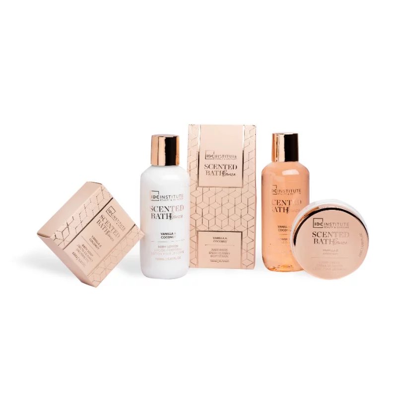 IDC Institute Scented Bath Bronze ajándékkosár 5 db-os 