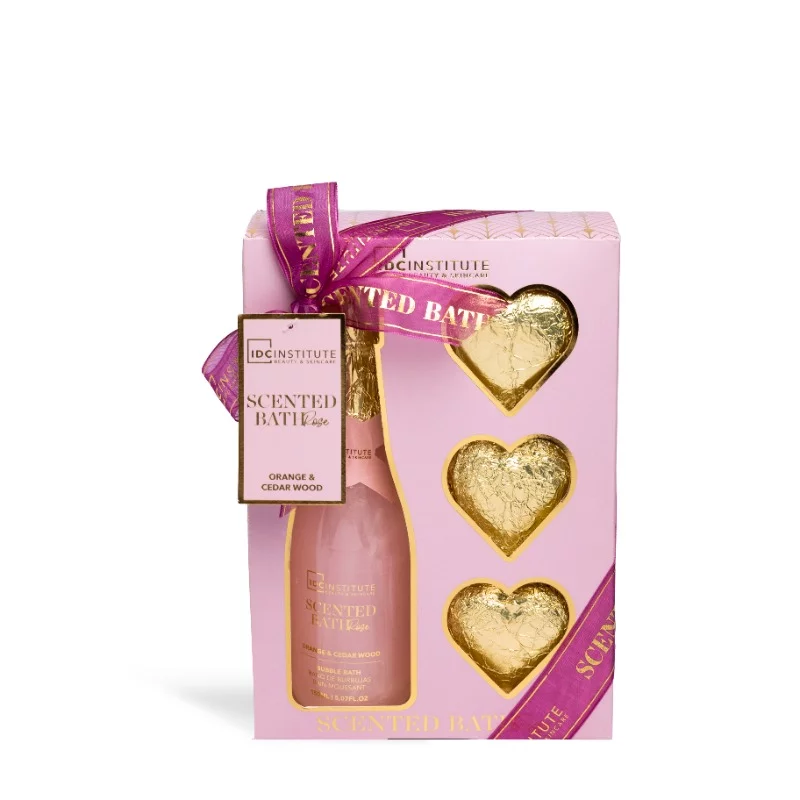 IDC Institute Scented Bath Rosé ajándékcsomag - Habfürdő szett