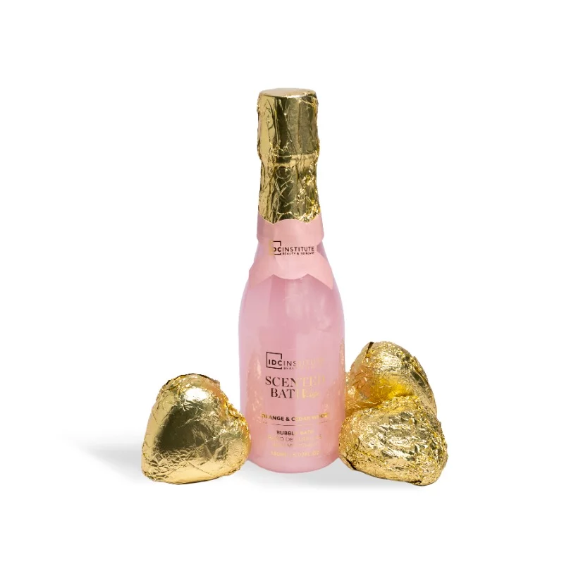 IDC Institute Scented Bath Rosé ajándékcsomag - Habfürdő szett