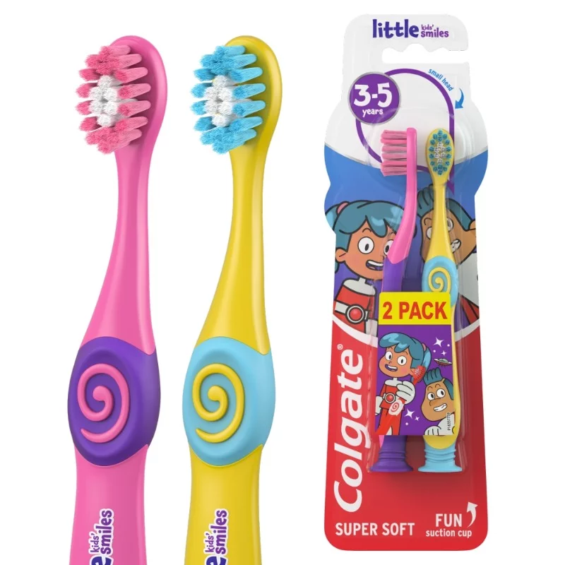 Colgate Little Kids Smile gyerek fogkefe 3-5 éves korig 2 db