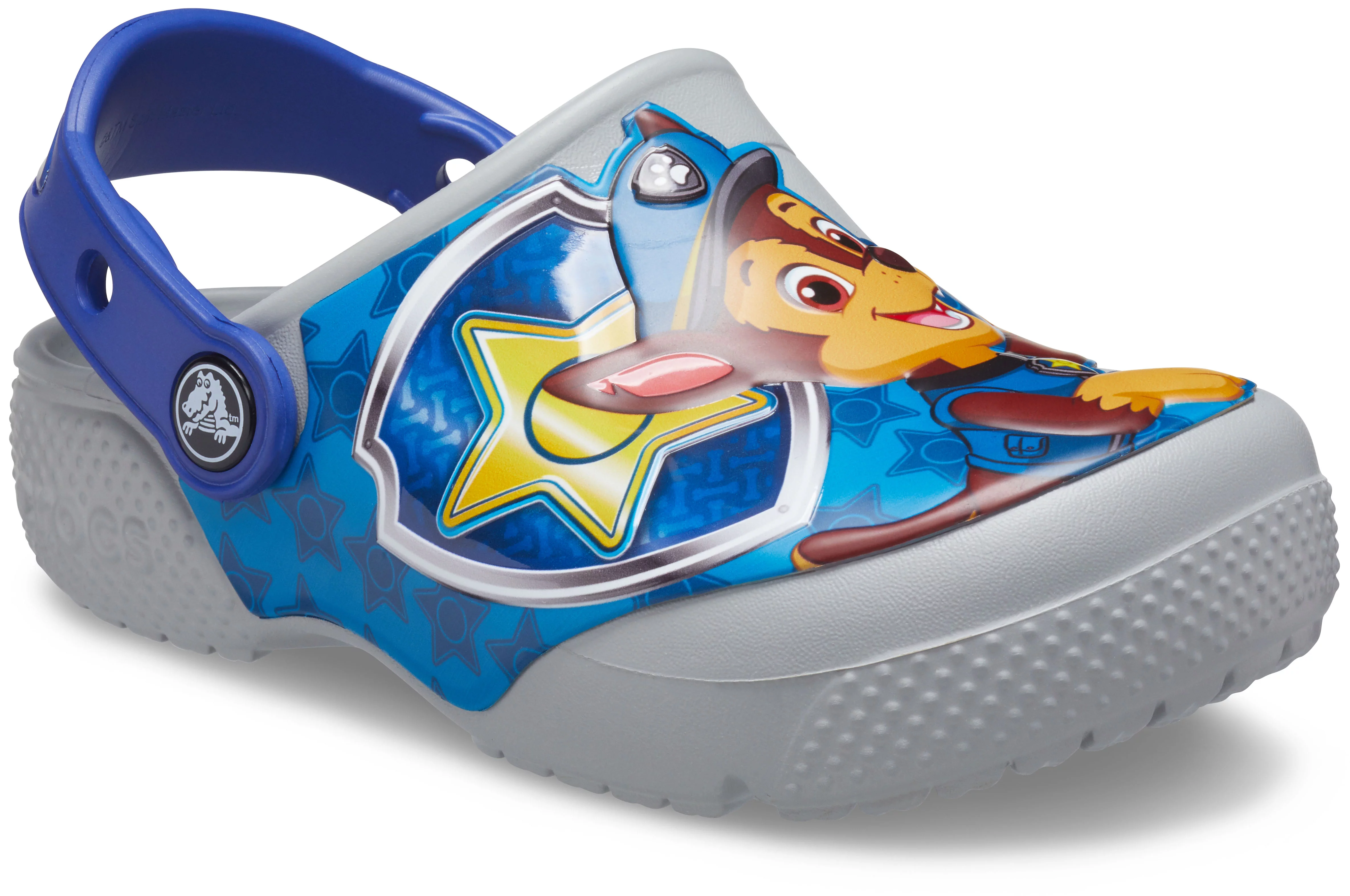 Crocs papucs FL Paw Patrol Patch Clog szürke/kék színben 20-21 méretben