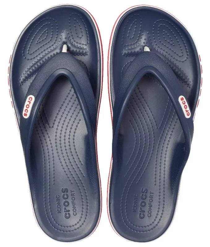 Crocs papucs Bayaband Flip sötétkék színben 43-44 méretben