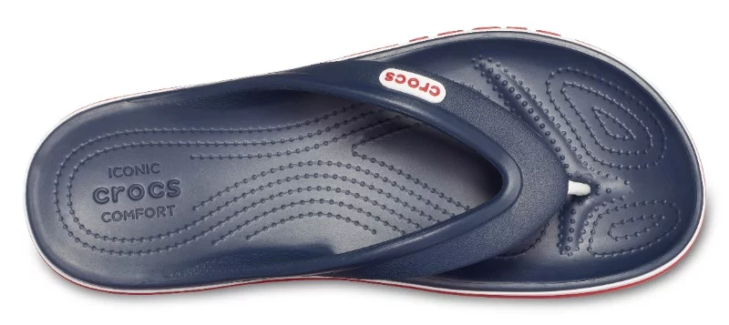 Crocs papucs Bayaband Flip sötétkék színben 41-42 méretben