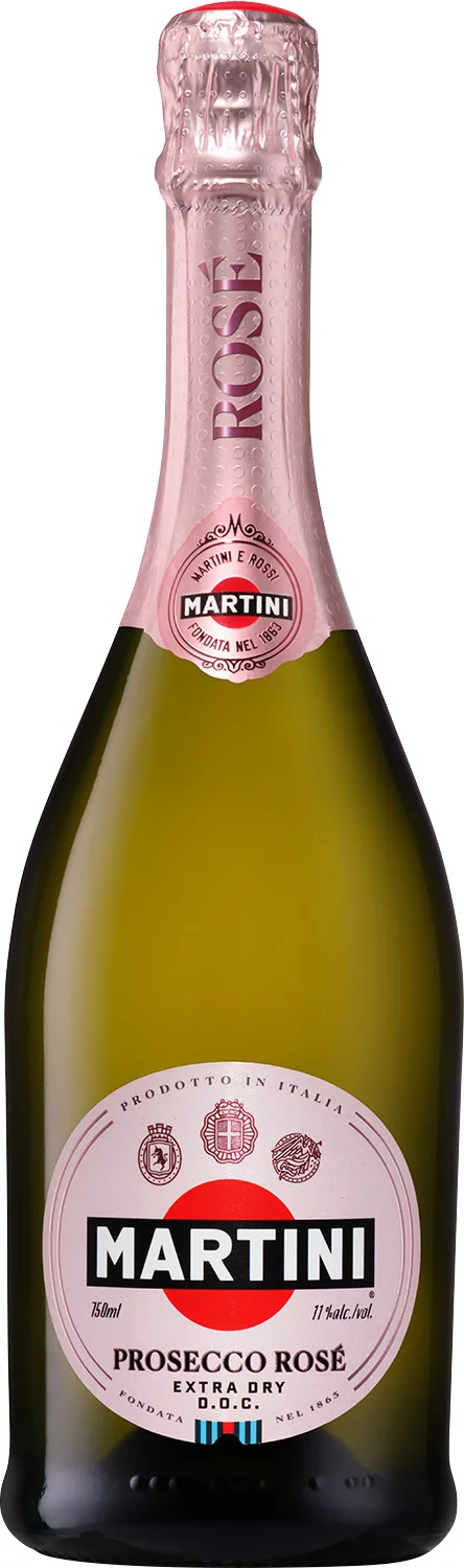 Martini Prosecco Rosé illatos minőségi extra száraz pezsgő 11,5% 750 ml