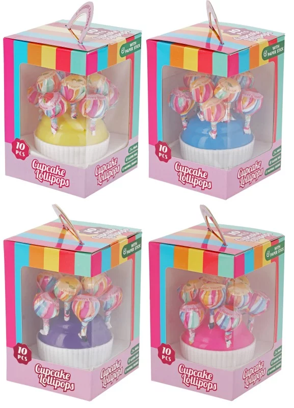Becky´s nyalóka 10x10g eper és citrom ízű - Kék