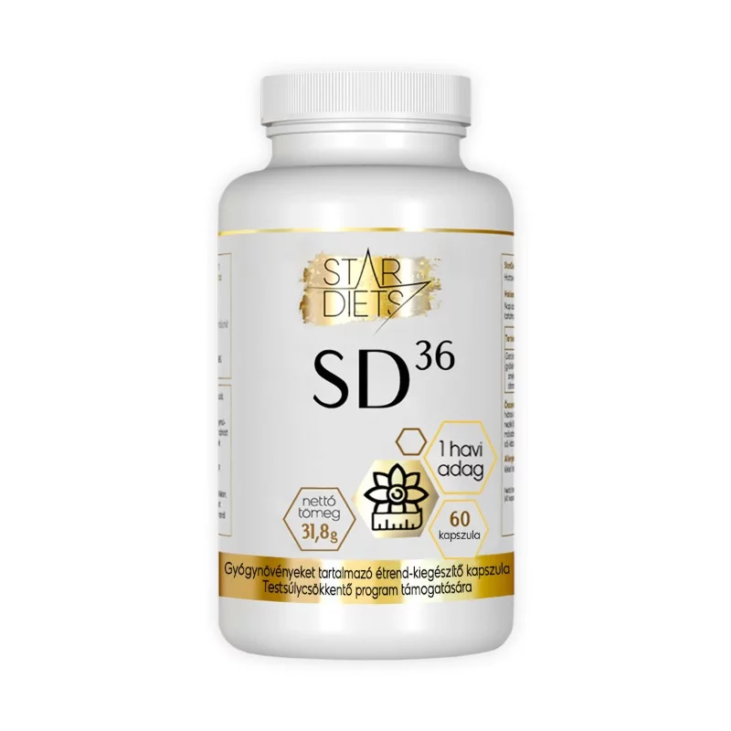 StarDiets étrend-kiegészítő kapszula 60db SD36 testsúlycsökkentő