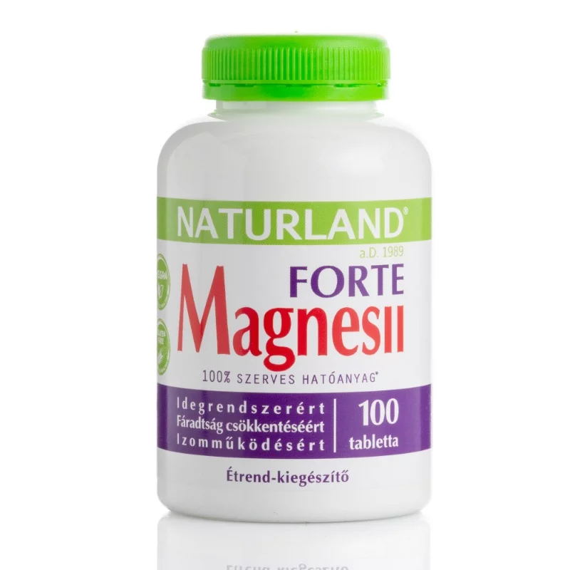 Naturland tabletta 100db Magnesii Forte