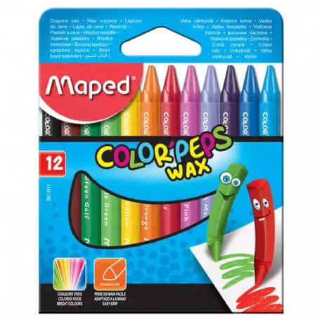 Maped zsírkréta 12db Color´Peps Wax