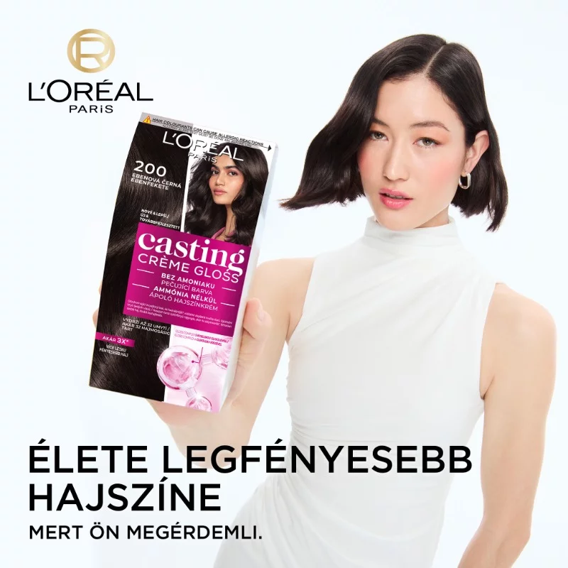 ĽOréal Paris Casting Créme Gloss hajszínező 400 Barna 48 +72 +60 ml