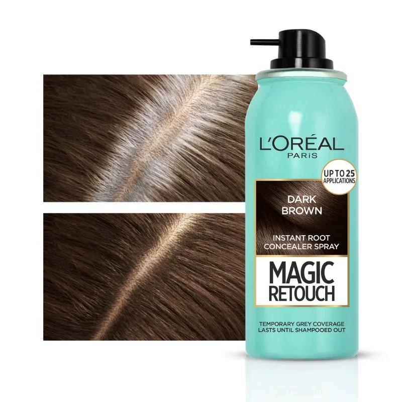 Magic Retouch Hajtószínező Spray Golden Brown Mogyoró