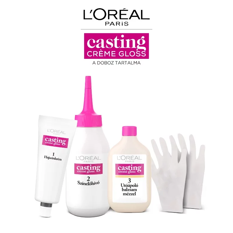 ĽOréal Paris Casting Créme Gloss hajszínező 3102 Jeges espresso 48 +72 +60 ml