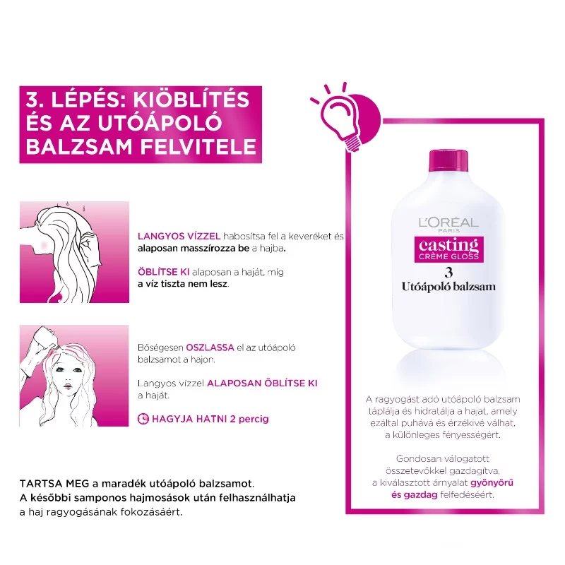 ĽOréal Paris Casting Créme Gloss hajszínező 3102 Jeges espresso 48 +72 +60 ml