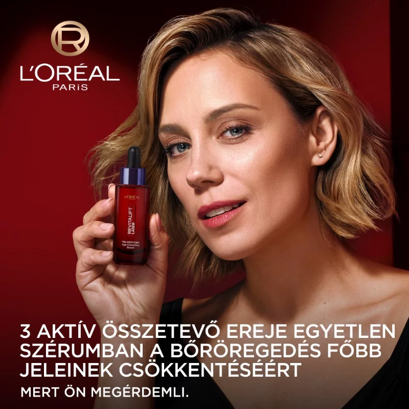 L'Oréal Paris Revitalift Laser ránctalanító szérum három típusú peptiddel, 30 ml