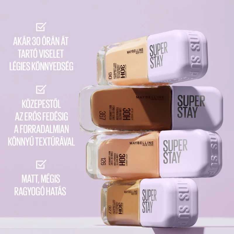 Maybelline New York Super Stay Lumi Matte 119 alapozó, 35ml