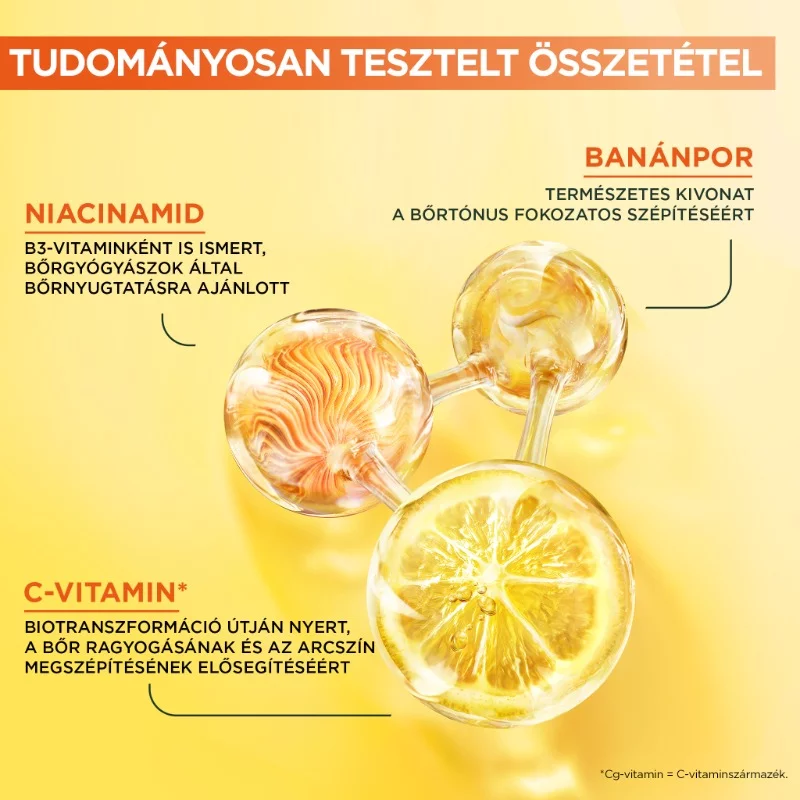 Garnier szemkörnyékápoló krém 15ml skin naturals c-vitamin