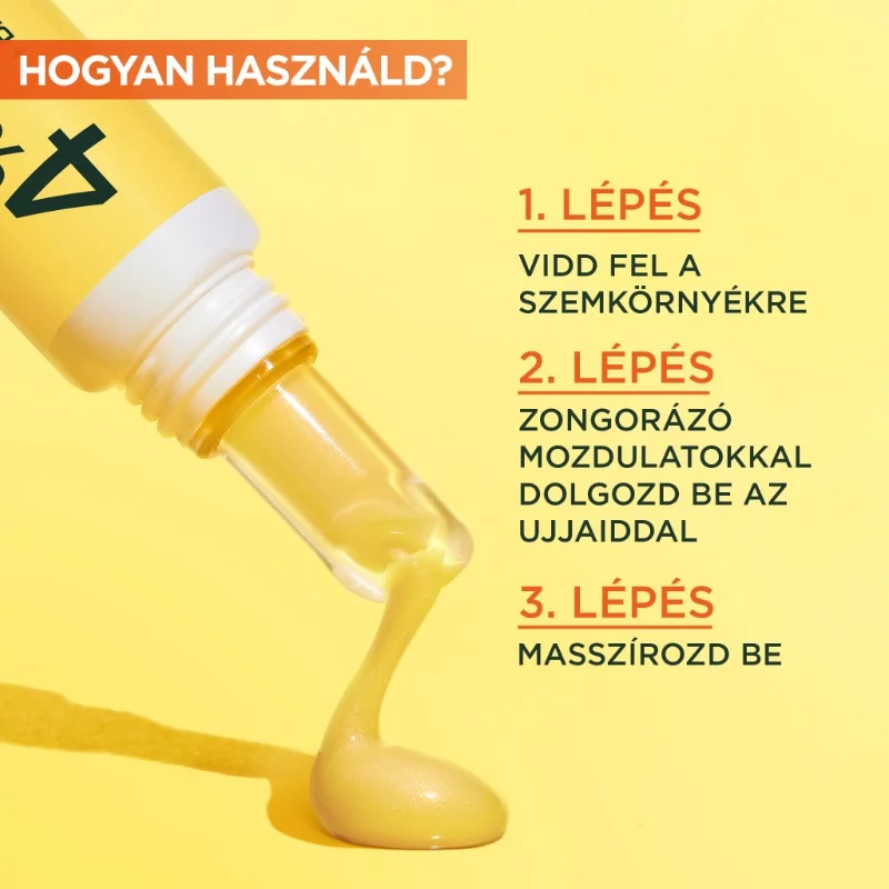 Garnier szemkörnyékápoló krém 15ml skin naturals c-vitamin