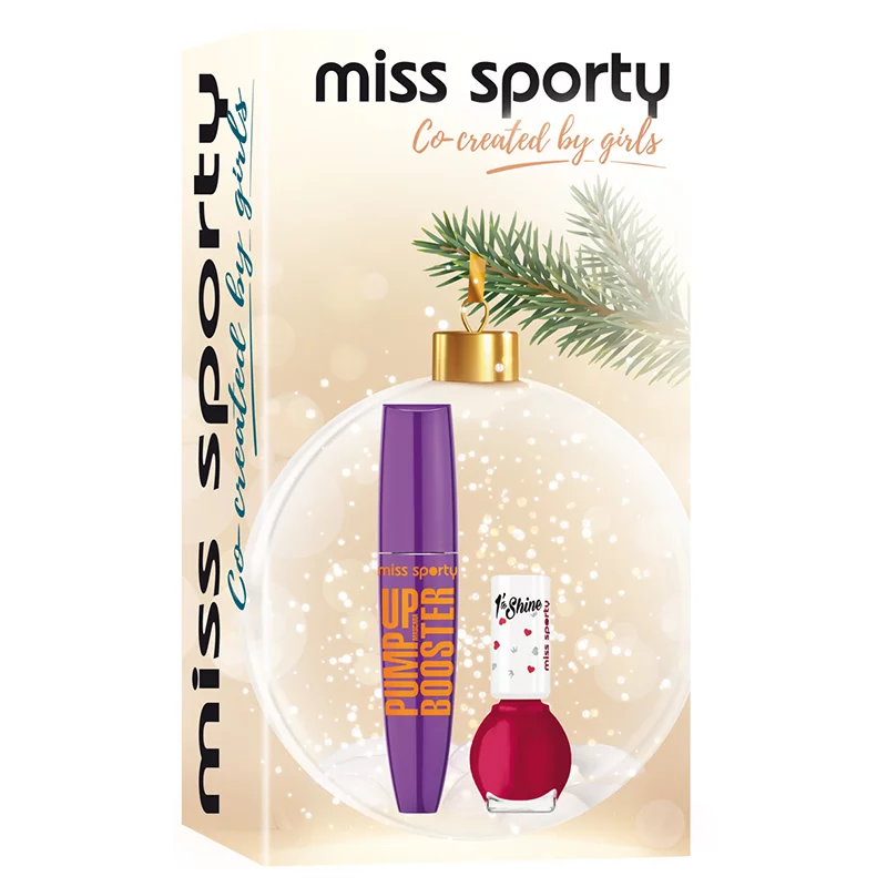 Miss Sporty ajándékcs. Pump Up szempillasp. + 1 to Shine körömlakk