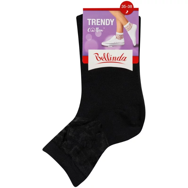 Bellinda zokni 1 pár Trendy Cotton Fekete 35-38