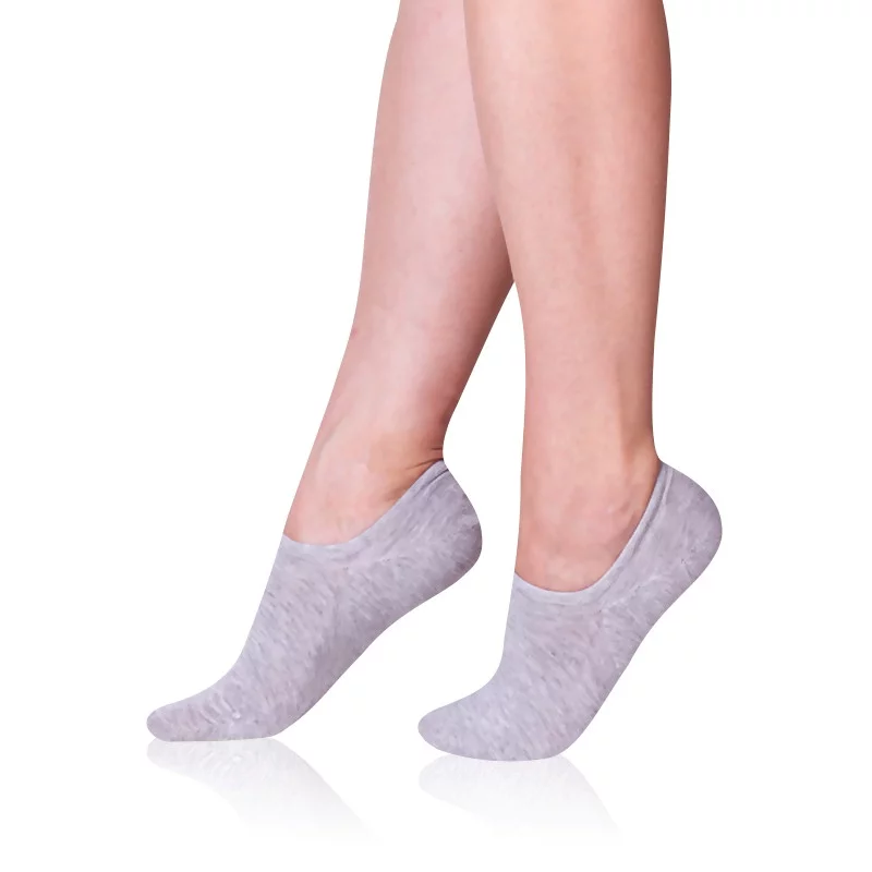 Bellinda zokni 1 pár Bambus sneaker Invisible Szürke 35-38