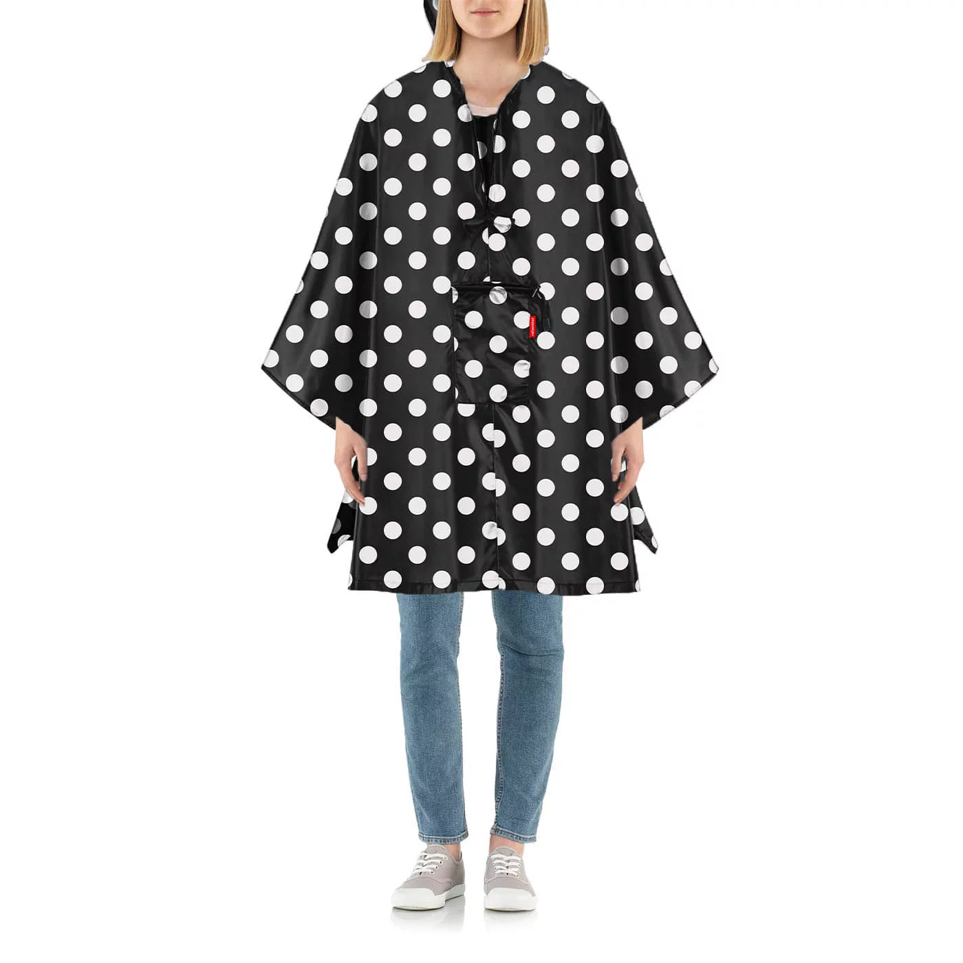Reisenthel esőkabát fehér pöttyös Mini Maxi poncho