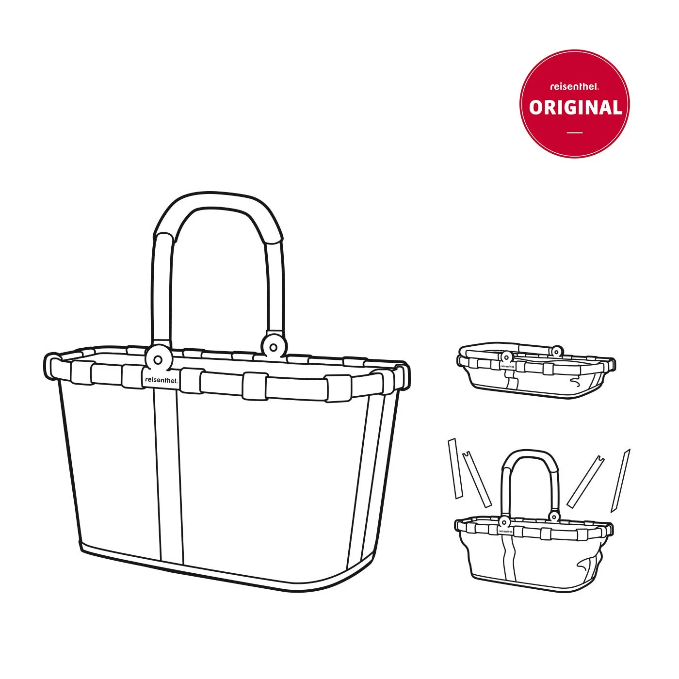 Reisenthel bevásárlókosár homok színű Carrybag