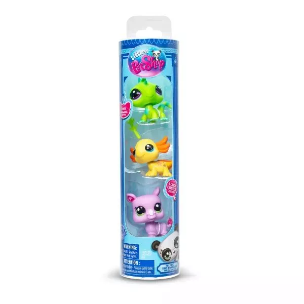 Littlest Pet Shop figura 3db hengerben - Egzotikus hangulat