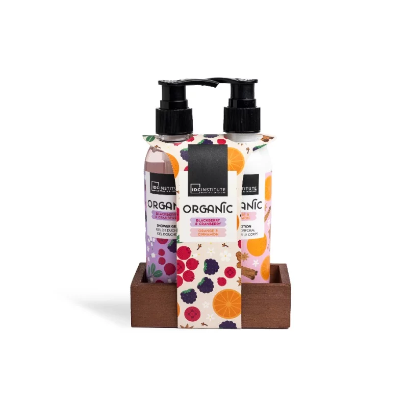 IDC Institute Organic Shower Duo ajándékcsomag 