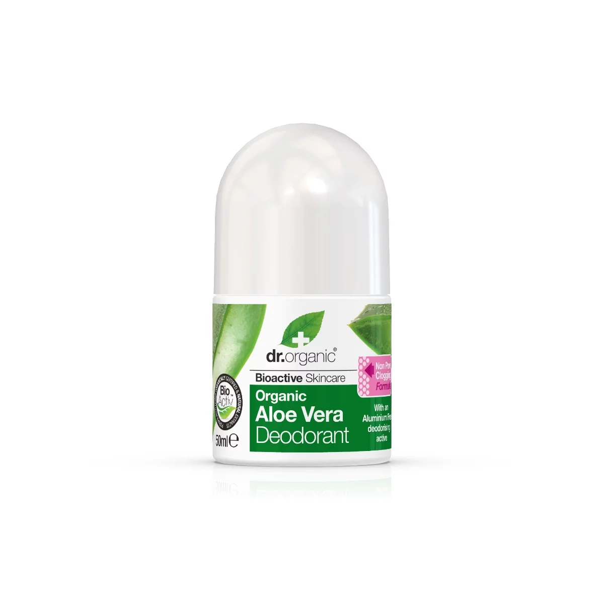 Dr. Organic Bioactive Skincare alumíniummentes golyós dezodor bio aloe verával 50 ml