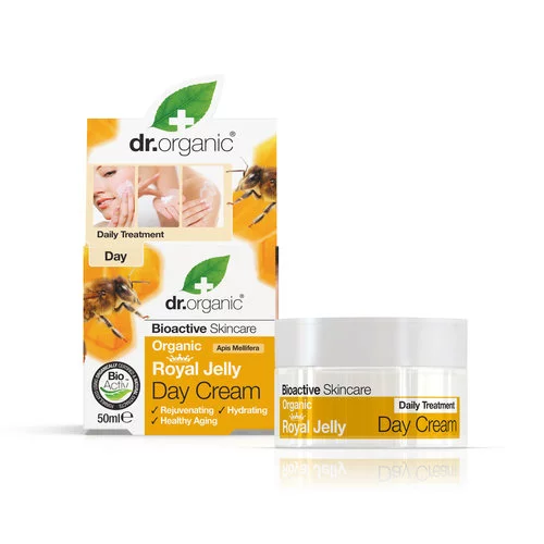 Dr. Organic Bioactive Skincare nappali arckrém BIO méhpempővel 50 ml