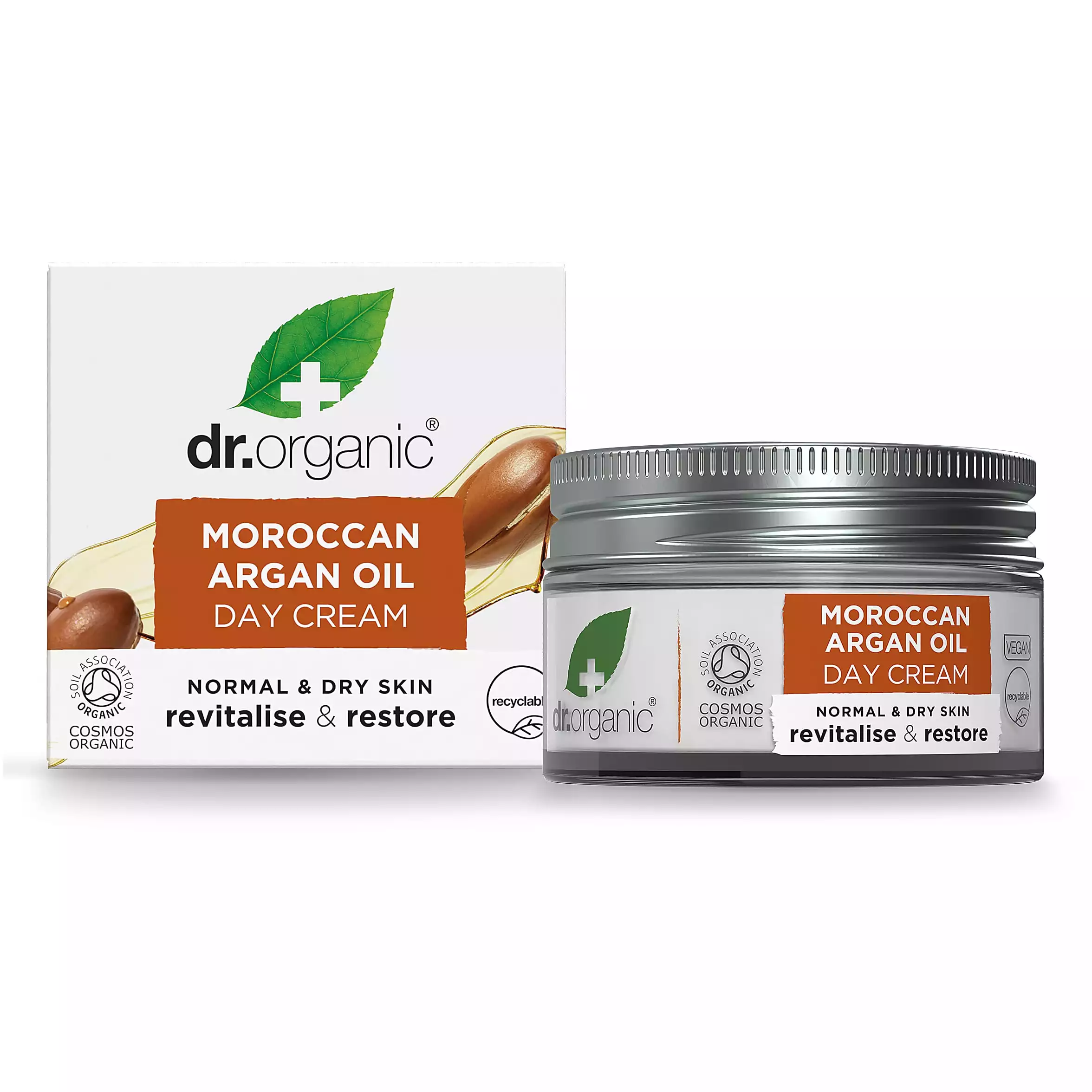 Dr.Organic arckrém 50ml marokkói argánolajjal nappali