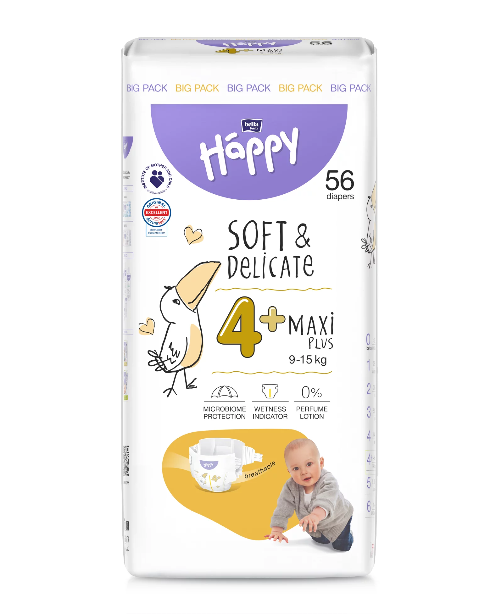 Bella Baby Happy pelenka 56db Maxi Plus