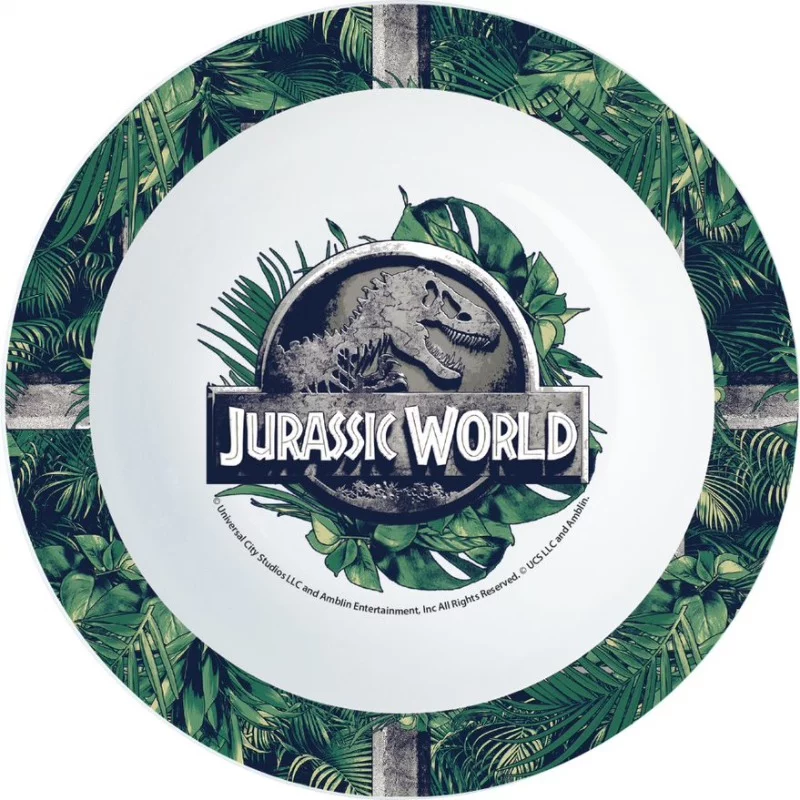 Műanyag Mikros mélytányér Jurassic World