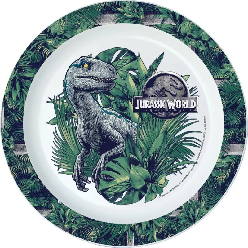 Műanyag Mikros lapostányér Jurassic World