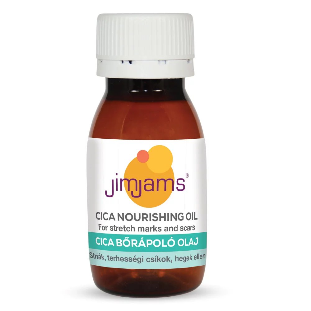 JimJams CICA bőrápoló olaj striák, terhességi csíkok, hegek ellen 50ml