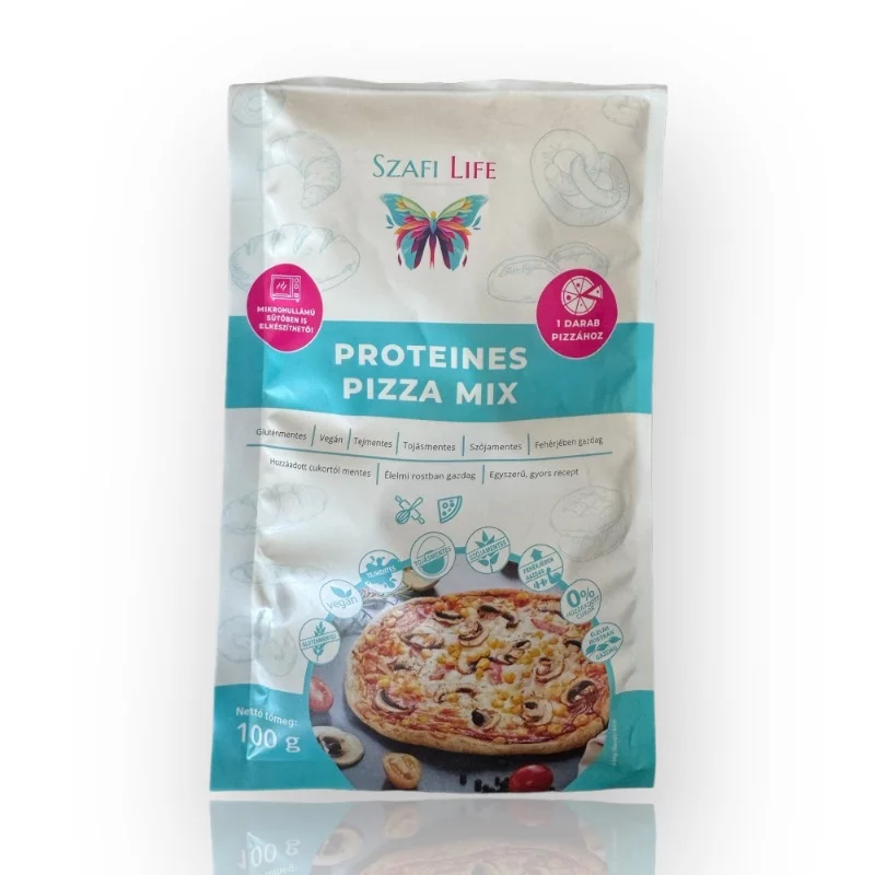 Szafi Life pizza mix 100g proteines gm, vegán