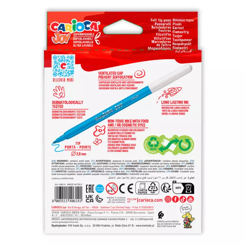 Carioca Joy filctoll 12db-os