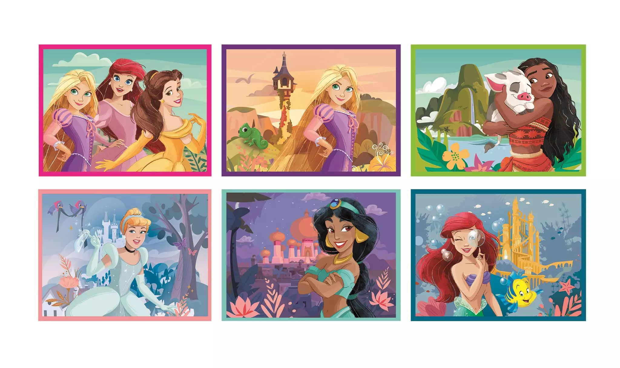 Clementoni mesekocka 12db-os Disney hercegnők 