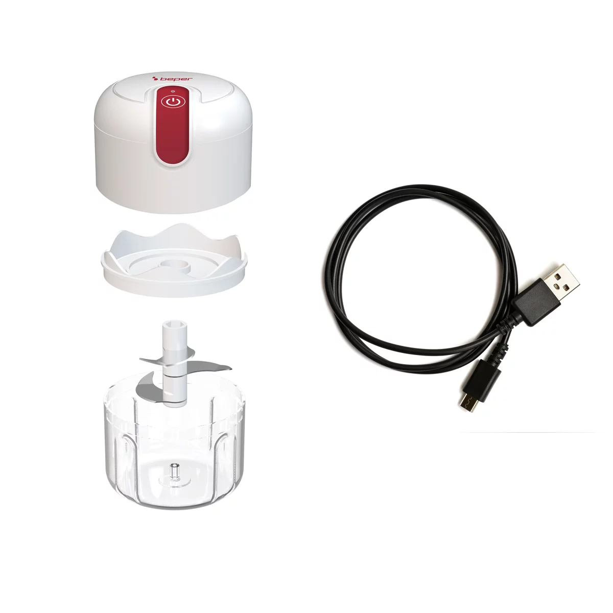 Beper USB-s újratölthető ételaprító 