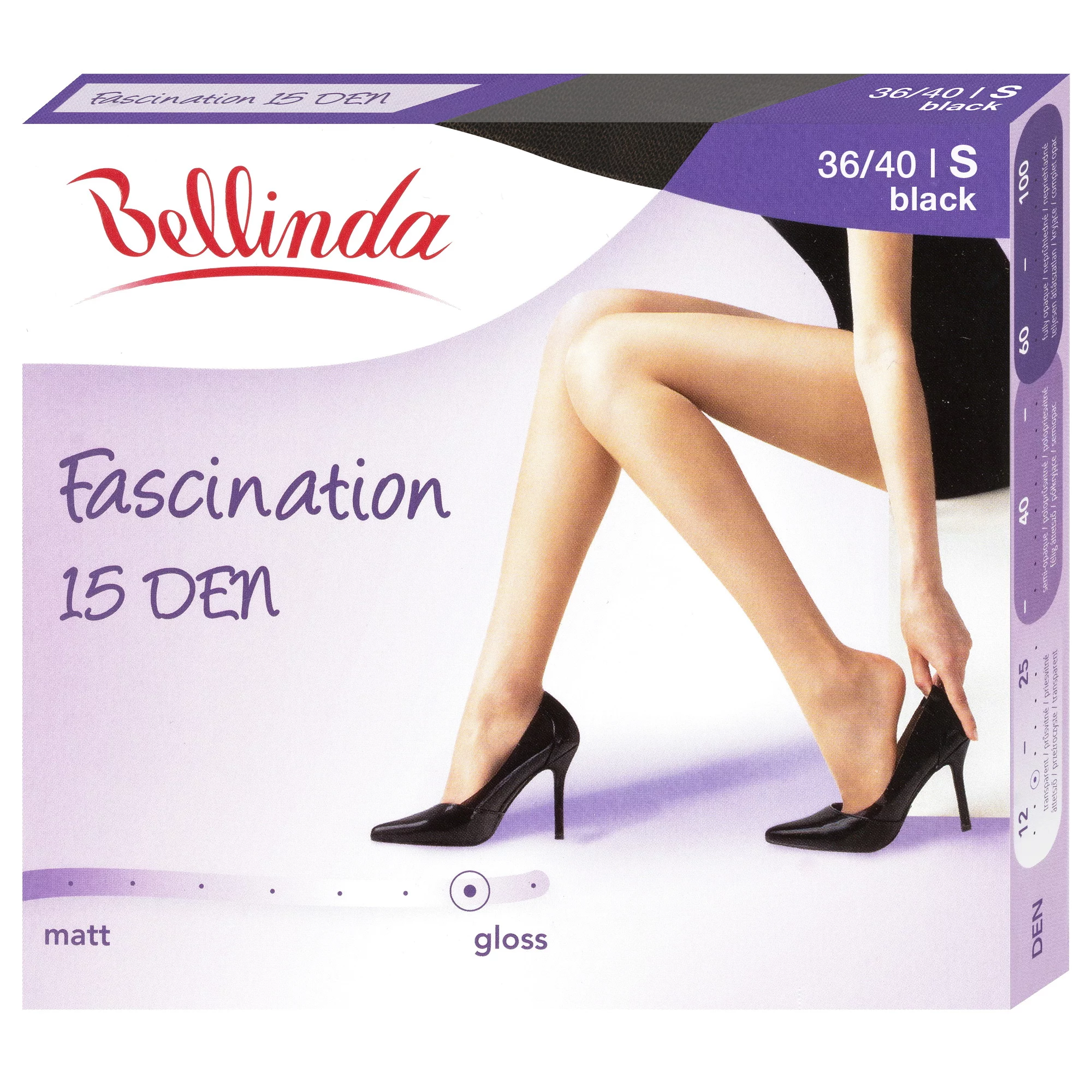Bellinda harisnyanadrág Fascination 15 Fekete S